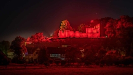 Illuminierte Heldenburg bei der Night of Light 2020, Bild 5