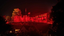Illuminierte Heldenburg bei der Night of Light 2020, Bild 6