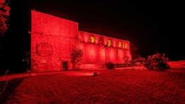 Illuminierte Heldenburg bei der Night of Light 2020, Bild 12