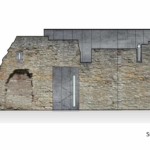 Planansicht der Burgkapelle von Süden