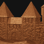 Planung des Bronzemodells der Heldenburg, Bild 3